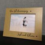 Personalised 1st 2nd 3rd 5th 10th 20th Anniversary Gift Frame