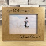 Personalised 1st 2nd 3rd 5th 10th 20th Anniversary Gift Frame