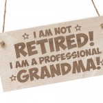 Funny Grandma Gifts Wooden Engraved Plaque Birthday Christmas