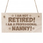 Funny Nanny Gifts Wooden Engraved Plaque Birthday Christmas Gift