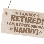 Funny Nanny Gifts Wooden Engraved Plaque Birthday Christmas Gift