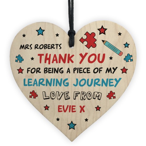 Thank You Gifts For Teacher PERSONALISED Gift For TA Teaching