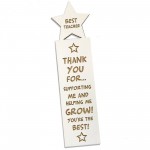 Thank You Gifts For Teacher Wooden Engraved Bookmark School