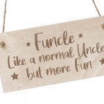 Funny Uncle Gifts FUNCLE Engraved Sign Uncle Birthday Christmas