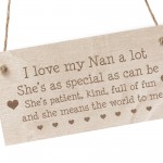 Nan Gifts From Grandchildren Wood Sign Engraved Birthday Xmas