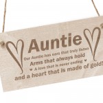 Auntie Gifts Aunt Aunty Birthday Christmas Gifts Wood Sign Gift 