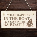 Funny Boat Sign Engraved Sign Nautical Sign Hanging Wall Door