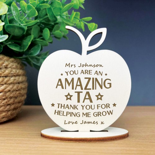 Personalised Teaching Assistant Teacher Thank You Gifts