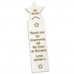 Engraved Bookmark Nursery Teacher Gifts Personalised Thank You