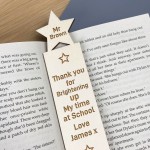 Engraved Bookmark Teacher Gifts For Men Women Personalised