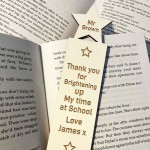 Engraved Bookmark Teacher Gifts For Men Women Personalised