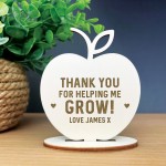 Teacher Gift Personalised Engraved Gift Apple Thank You Gift