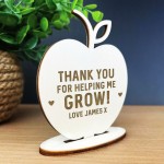 Teacher Gift Personalised Engraved Gift Apple Thank You Gift