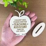 Thank You Gift Teaching Assistant Gifts Personalised Apple