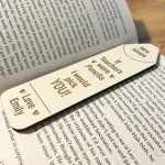 GIFT FOR TEACHER Personalised Bookmark Thank You Gifts