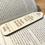 Thank You Gifts For Teacher Wood Bookmark School Nursery