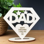 Christmas Gift For Dad Personalised Superhero Sign 