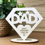 Christmas Gift For Dad Personalised Superhero Sign 