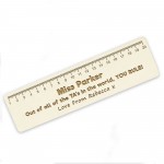 PERSONALISED Teaching Assistant Wooden Bookmark Thank You