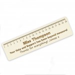 Personalised Thank You Teacher Gift Wood Bookmark Teaching