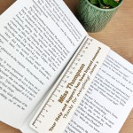 Personalised Thank You Teacher Gift Wood Bookmark Teaching