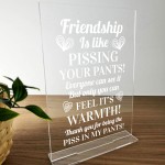 riendship Sign Funny Best Friend Birthday Christmas Gift Plaque