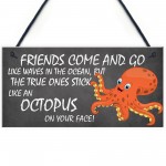 Friendship Plaque Octopus Best Friend Gifts Thank You Birthday 