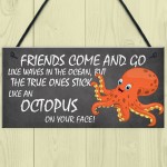 Friendship Plaque Octopus Best Friend Gifts Thank You Birthday 