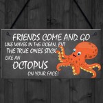 Friendship Plaque Octopus Best Friend Gifts Thank You Birthday 