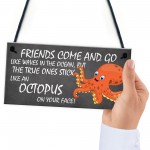 Friendship Plaque Octopus Best Friend Gifts Thank You Birthday 