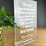 Personalised Friendship Sign Gift For Friend Birthday Christmas