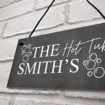 Hot Tub Sign Personalised Hot Tub Accessories Garden Wall Sign