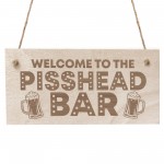 Funny HOME BAR SIGN Engraved Hanging Sign Bar Pub Signs