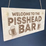 Funny HOME BAR SIGN Engraved Hanging Sign Bar Pub Signs