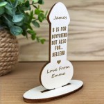 Personalised Rude Boyfriend Gift Funny Anniversary Christmas