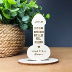 Personalised Rude Boyfriend Gift Funny Anniversary Christmas