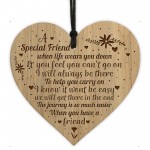 Special Friend Engraved Friendship Sign Christmas Birthday Gift 