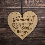 Grandad Gifts Engraved Heart Cute Grandad Birthday Christmas