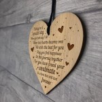 Soulmate Gifts Engraved Heart Anniversary Birthday Christmas