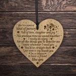 THANK YOU Gift For Best Friend Engraved Heart Friendship Gift