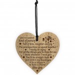 THANK YOU Gift For Best Friend Engraved Heart Friendship Gift