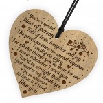 THANK YOU Gift For Best Friend Engraved Heart Friendship Gift