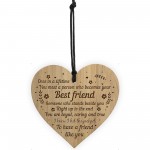 THANK YOU Gift For Him Her Best Friend Gift Engraved Heart