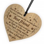 THANK YOU Gift For Him Her Best Friend Gift Engraved Heart