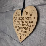 Best Nan Gift For Birthday Christmas Engraved Heart Grandparent