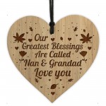 Special Nan And Grandad Plaque Birthday Christmas Gift