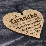 randad Gifts Engraved Heart Birthday Christmas Gift For Grandad