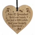 Special Nan And Grandad Sign Engraved Heart Thank You Gift