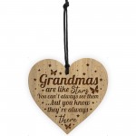 Thank You Gift For Grandma Engraved Heart Grandma Plaque