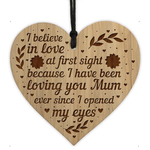 Mum Gift Cute Birthday Christmas Gift For Mum Engraved Heart